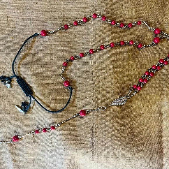 Rachel Roy angel wing snake pavé necklace set - Picture 6 of 8